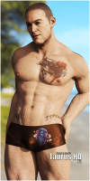 Fitting Morph - Taurus HD - Urban Cool - Harlequin Shorts (3 IN 1) for Genesis 8 Male