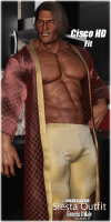 Fitting Morph - Cisco HD - Siesta Outfit for Genesis 8 Male by ColorGaleria