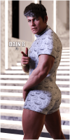 Fitting Morph - Dain 8 - Romper for Genesis 8 Male
