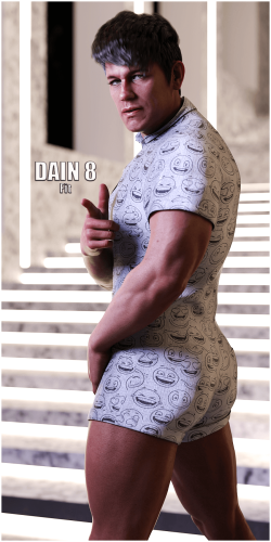 Fitting Morph - Dain 8 - Romper for Genesis 8 Male