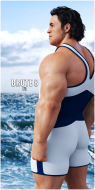 Fitting Morph - Brute 8 - Bill Sports Swimsuit for G8M by JaReHorse