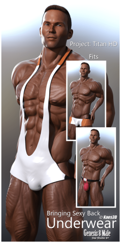 Fitting Morph - Project - Titan HD Fits - Bringing Sexy Back - Underwear for Genesis 8 Male