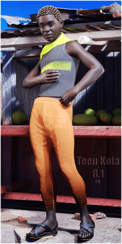 Fitting Morph - Teen Kola 8.1 - Urban Cool for Genesis 8 Male