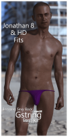Fitting Morph - Jonathan 8 & HD Fits - Bringing Sexy Back - Gstring for Genesis 8 Male