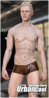 Fitting Morph - Torment 8.1 & HD Fits - Urban Cool - Harlequin Shorts (3 IN 1) for Genesis 8 Male