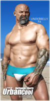 Fitting Morph - Underbelly HD Fit - Urban Cool - Harlequin Shorts (3 IN 1) for Genesis 8 Male
