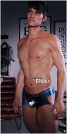 Fitting Morph - Calendar Guyz - Chase HD - Bringing Sexy Back - Backless Trunks for Genesis 8 Male
