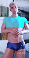 Fitting Morph - Calendar Guyz - Chase HD - Bringing Sexy Back - Cropped Top for Genesis 8 & 8.1 Males