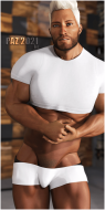 Fitting Morph - PAZ 2021 - Bring Sexy Back - Cropped Top for Genesis 8 & 8.1 Male(s)