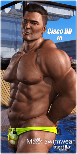 Fitting Morph - Cisco HD - Maxx Swimwear for Genesis 8 Male by Soto