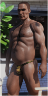 Fitting Morph - Muscle Daddy - Nate HD - Maxx Thong for Genesis 8 Male by Soto
