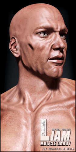 Muscle Daddy - Liam for Genesis 8 Male